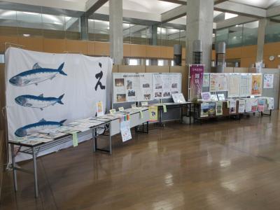 大分県健康政策・感染症対策課と連携した展示の様子